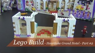 Lego Friends Heartlake Grand Hotel Build Part 2  Set 41101 [upl. by Gaither67]