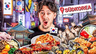 Ich esse ALLES in KOREA Seoul 🇰🇷 mit unsympathischtv HoneyPuu JamesBray3 [upl. by Willard]