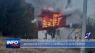 INCENDII DE PROPORTII LA BOROAIA SI VATRA DORNEI [upl. by Tobie]