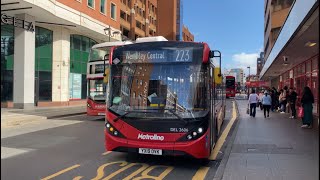 FIRST DAY WITH METROLINE Bus Journey on Route 223  Harrow  Kenton Station LK66FSY DEL2259 [upl. by Trofmoc]