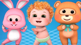 Clap Your Hands  3D Animation English Nursery rhyme for children with Lyrics 2023 [upl. by Etnovert]