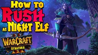 How to Rush with Night Elf in Warcraft 3 [upl. by Mori]