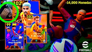 💰 ME GASTO 14000 MONEDAS en los x3 BIG TIME del BARCELONA en EFOOTBALL 2024 Mobile Araujo De Jong [upl. by Adolph]