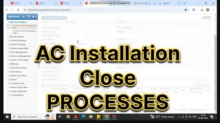 Samsung GSPN tutorial  AC Installation Closing Processes [upl. by Aluino]