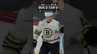 Marchands 400th Goal vs Hurricanes nhlbruins [upl. by Nehcterg135]