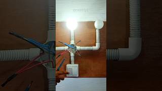 👷 How to wiring 2 gang switch electrician electricalwiring electrical asmr shorts camtips diy [upl. by Maighdlin]