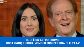 Oggi è un altro giorno Memo Remigi allontanato dalla rai per avere palpato Jessika Morlacchi [upl. by Monjan]