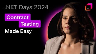 Contract Testing Made Easy Master Pact for Microservices in C with Irina Scurtu  NET Days 2024 [upl. by Tavey]