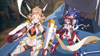 Symphogear GX  Hibiki suplex a space shuttle [upl. by Marquet]