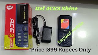 itel Ace 3 Shine keypad phone unboxing📱 itel unboxing bestbudgetphone [upl. by Claire663]