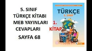 5 Sınıf Türkçe Ders Kitabı Cevapları Sayfa 68 Meb Yayınları 20242025 [upl. by Rus]