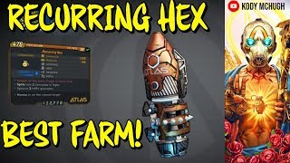 RECURRING HEX Borderlands 3 Legendary Guide Best Farm STILL SUPER STRONG [upl. by Feriga559]