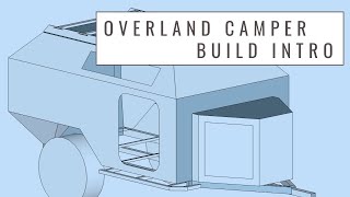 Walkaround custom Smittybuilt Scout overland trailer build Set up at camp pulled by Jeep Wrangler [upl. by Nauqan297]