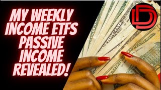 My Weekly Dividend ETF Passive Income I QDTE ETF RDTE ETF XDTE ETF I Bitcoin Covered Call ETF YBTC [upl. by Hum]