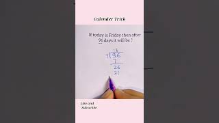 Calendar Trick maths shorts themathsquad trending education [upl. by Thorsten]