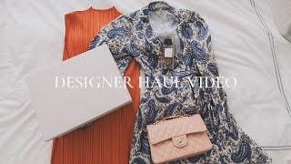 2024 Luxury Designer Haul Video Chanel DampG Zimmermann Issey Miyake Jimmy Choo [upl. by Anihs]