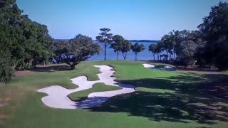 Haig Point Daufuskie Is Golf Course Drone Flyover Front Nine [upl. by Maziar]