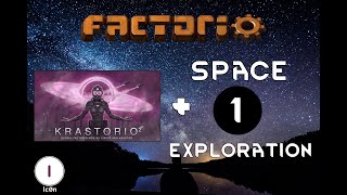 Krastorio 2 and Space Exploration  Ep 01 Factorio Gameplay [upl. by Etteuqal]