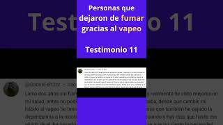 Dejar de fumar gracias al vapeo Testimonio 11 dejardefumar vapeo shorts [upl. by Ahsirtap]