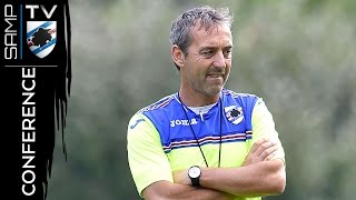 EmpoliSampdoria la conferenza di Giampaolo [upl. by Alyahsal653]