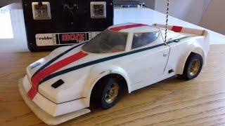 1978 Antique remote controlled RC Robbe  Kyosho Super Sports Lancia Stratos [upl. by Shah]