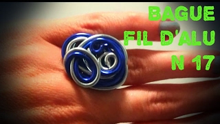 Tuto Bague en fil daluminium N°17 [upl. by Riker9]