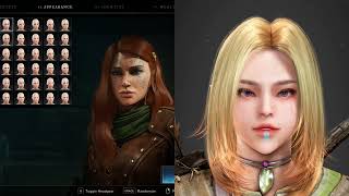 New World vs Black Desert Online Character Customization 2021 vs 2014 [upl. by Oiligriv]