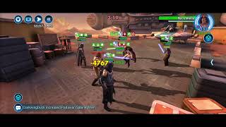 3v3 BosskMandoBFF Scion tank revive vs KBMaceBarriss speed up 56 clenchy banners [upl. by Marcela]