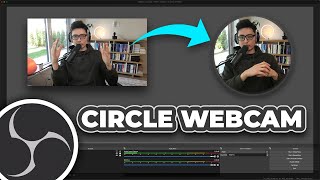 How to Make Circle Webcam w Shadow in OBS Studio Tutorial [upl. by Cr58]