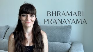 How to do Bhramari Pranayama Bee Breathing  Yoga with Natalia [upl. by Ydaf]