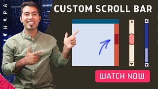 Custom Scroll Bar using CSS only 🔥 [upl. by Yrem]