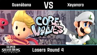 Guanábana Lucas vs Xeyanoro Luigi  Ultimate Losers Round 4  CORE VALUES V [upl. by Marcus908]