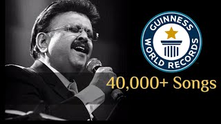 SPB Guinness record  Tribute to Paadum Nila SPB  SPB Death 😥 [upl. by Eannej]