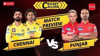 IPL 2024 Live Chennai Super Kings VS Punjab Kings Preview  Cricket Calling [upl. by Hamrah15]