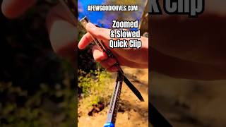 Zoomed amp Slowed Quick Clip  AFEWGOODKNIVES Balisong Journal practicemakesprogress [upl. by Renner738]