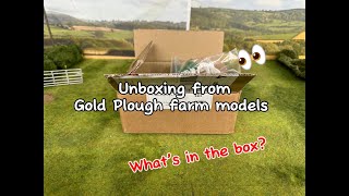 Unboxing from Gold Plough farm models  What’s in the box [upl. by Yelloh]