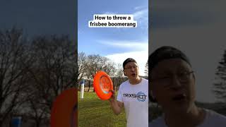 Frisbee Boomerang Tutorial frisbee [upl. by Stoneman]