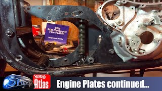 Norton Atlas Project  Shep  Part 18  Engine Plates continued [upl. by Ainaled]