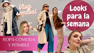 LOOKS PARA LA SEMANA  Vlog con ROPA PONIBLE Y REALISTA tu asesora de imagen y moda [upl. by Enyrhtac567]