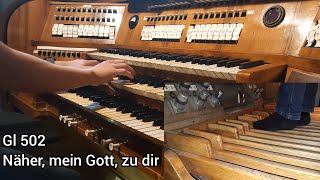 Näher mein Gott zu dir  Orgel  Gl 502  Schalmei 4 [upl. by Eelymmij]