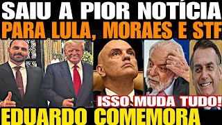 BOMBA NESSA SEXTA SAIUU A PIOR NOTÍCIA PARA LULA MORAES E STF TRUMP SOLTA BOMBA QUE ABALOU TODO [upl. by Thissa]