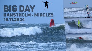 Big Day  Windsurfing in Hanstholm  November 16 2024 [upl. by Jaclin]