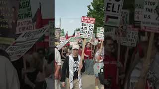 Protests outside of Democratic National Convention [upl. by Siulegroj]