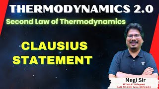 Clausius Statement  Law of thermodynamics  Thermodynamics 20  AIR1 NegiSir [upl. by Ellainad]