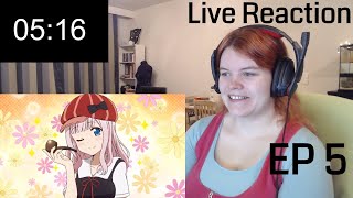 Kaguyasama Love is War Episode 5 Live Reaction [upl. by Japeth177]