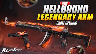 NEW Legendary AKM HELLHOUND Crate Opening in Blood Strike  Cost amp Showcase [upl. by Ellohcin781]