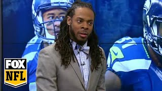 Richard Sherman goes 1on1 with Randy Moss [upl. by Nysilla]