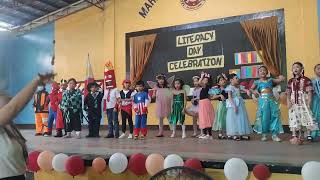 MMS Literacy Day Celebration Grade 2  Courage Performance [upl. by Ahsiruam]