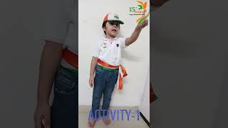 Independence day Activity for kids Desh bhakti  Patriotic poem  Action Song in Hindi 15August [upl. by Funk]