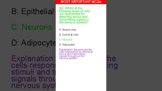 Cell and Tissue MCQs  Daily Biology MCQs  Test Your Knowledge [upl. by Aiela]